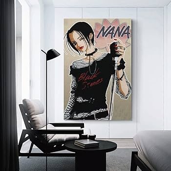 Amazon.co.jp: NANA大崎ナナアニメキャンバス絵画アートポスター寝室